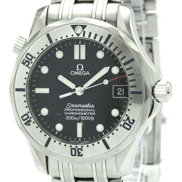 OMEGA Seamaster Professional 300M Steel Mid Size Watch 2250.50 Polished